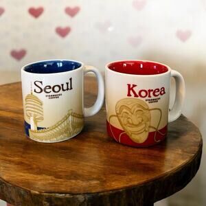 Starbucks SEOUL & KOREA Demitasse Mug 3oz Global Icon Collector Series EUC